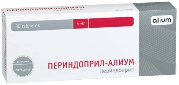 Периндоприл 4мг таб. №30 (Алиум ао)