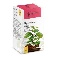 Крушины кора 50г №1 пач. (ЗДОРОВЬЕ ФИРМА)
