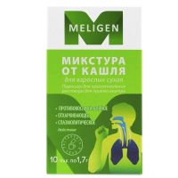 Микстура от кашля для взрослых сухая 1,7г пор.д/р-ра д/пр.внутр. №10 пак. (МЕЛИГЕН ФП)