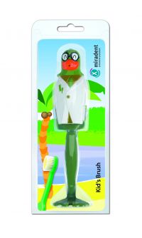 Мирадент зубная щетка  детская kids brush попугай зеленый (ХАГЕР ЭНД ВЕРКЕН)