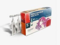 Никотиновая кислота для волос 5мл р-р №10 амп. (БИОНОР-ФАРМ ООО)