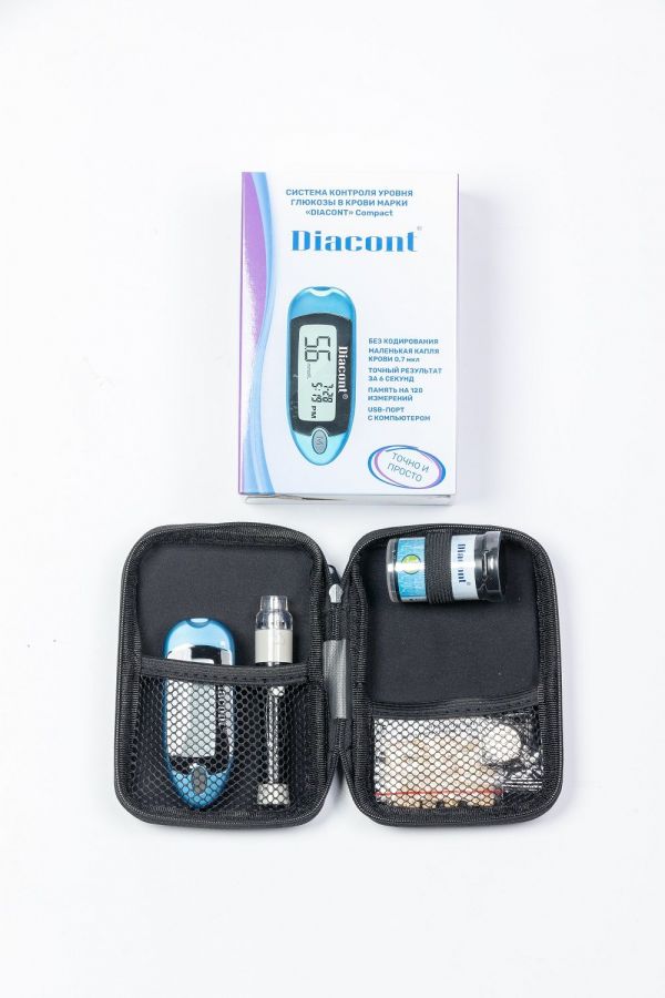 Глюкометр диаконт компакт память на 120 измер. (Ok biotech co)