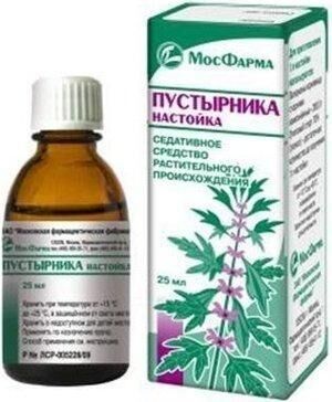 Пустырника 25мл настойка №1 фл. (Московская фармацевтическая фабрика зао)