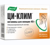 Ци-клим витамины для женщин 45+ 560мг таб. №60 (ЭВАЛАР)