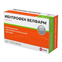 Ибупрофен 200мг таб. №50 (ВЕЛФАРМ)