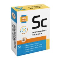 Будь здоров янтарная кислота таб. №30 форте (КВАДРАТ-С)