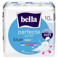 Bella (Белла) прокладки перфекта ультра №10 голубой (БЕЛЛА УРАЛ)