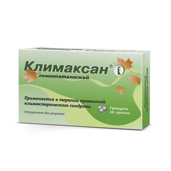 Климаксан 10г гранулы гомеопатические №1 пакетики (Материа медика холдинг нпф ооо)