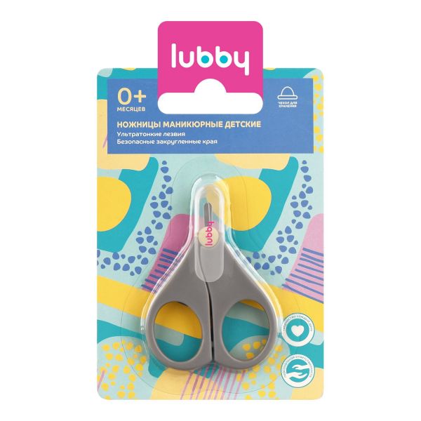 Lubby (Лабби) ножницы детские в чехле 4688 от 0 мес. (Gold list ag)