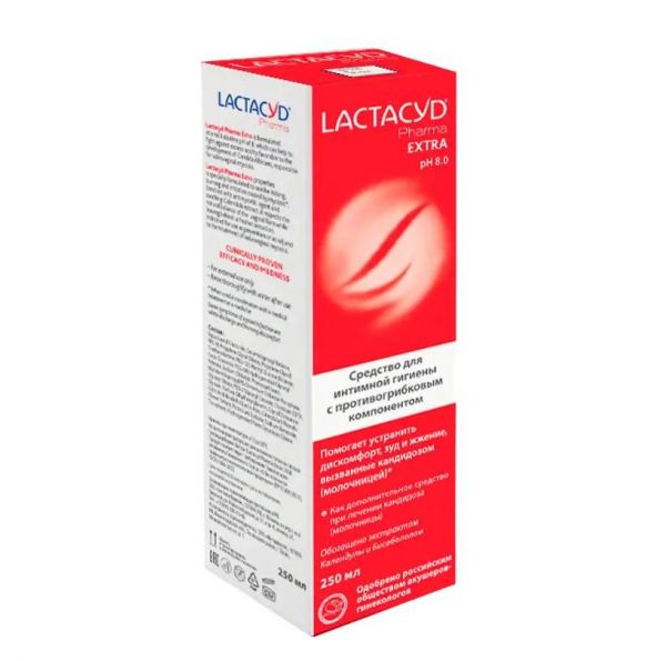 Lactacyd (Лактацид) фарма экстра средство для интимной гигиены 250мл (Интерфилл ооо)