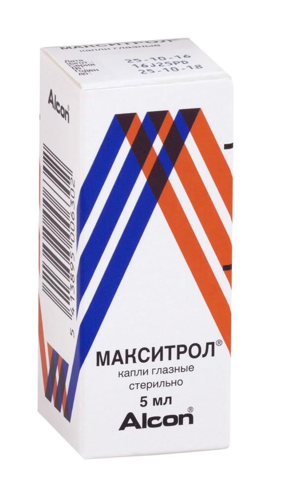 Макситрол 0.1% 5мл капли глазн. №1 фл.-кап. (Novartis manufacturing nv)