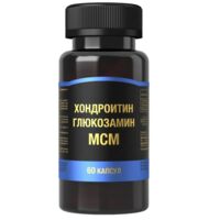 Хондроитин+глюкозамин+мсм 1000мг капс. №60 (КОРОЛЕВФАРМ ООО)
