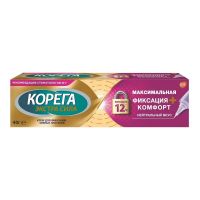 Корега крем д/фикс. зубных протезов 40мл максимальн фиксация комфорт нейтр.вкус (ГЛАКСО)