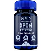 Gls хрома пиколинат 250 капс. №60 (ДЖИ ЭЛ ЭС ФАРМАСЬЮТИКАЛС)