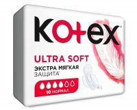 Kotex (Котекс) прокладки ультра №10 софт нормал 5560/5484 (КИМБЕРЛИ КЛАРК)