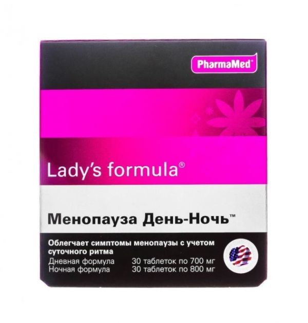 Lady's formula (Ледис формула) менопауза день-ночь таб. №60 (West coast laboratories inc/биовит ооо)