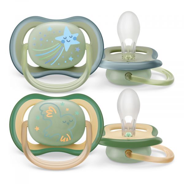 Avent (авент) соска-пустышка №2 0-6 мес ночная звезда/ сова scf376/18 (Philips consumer lifestyle b.v.)