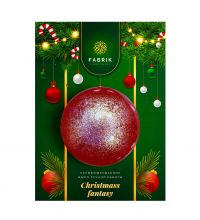 Fabrik cosmetology (Фабрик косметолоджи) мыло ручной работы 50г новогоднее красный (ФАБРИК КОСМЕТИК ООО)