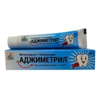 Аджиметрил 1%+0,05% 20г гель стомат. туба (АДЖИО)