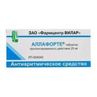 Аллафорте 25мг таб.пролонг. №30 (ФАРМЦЕНТР ВИЛАР АО)
