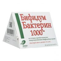 Бифидумбактерин-1000 300мг таб. №30 (ЭККО ПЛЮС ООО)
