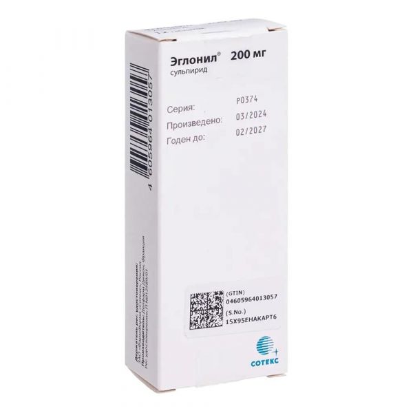 Эглонил 200мг таб. №12 (Delpharm dizhon_2)