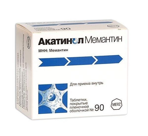 Акатинол мемантин 10мг таб. №90 (Rottendorf pharma gmbh/ merz pharma gmbh & co_2)