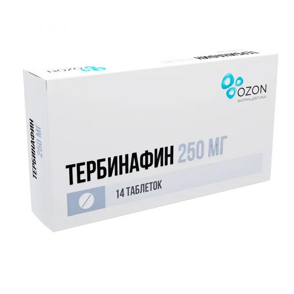 Тербинафин 250мг таб. №14 (Озон ооо)
