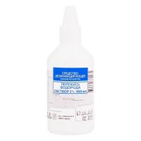 Перекись водорода 3% 100мл р-р д/пр.местн. наружн. №1 фл.полим.  (ндс 20%) антисептик д/кожи (КРАСНЫЙ ЛИСТ)