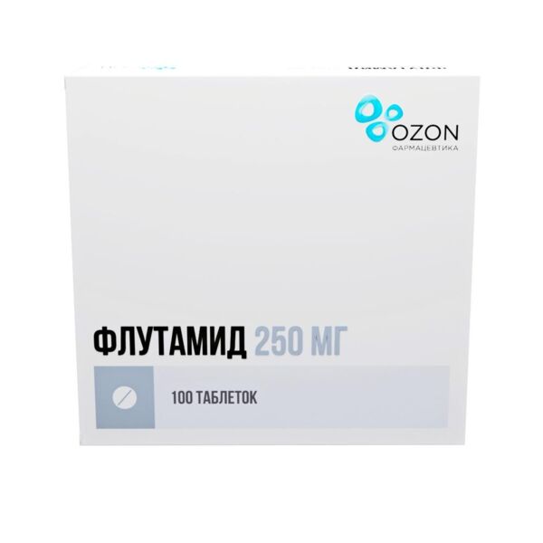 Флутамид 250мг таб. №100 (Озон ооо)
