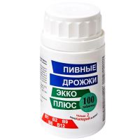 Дрожжи пивные таб. №100 (ЭККО ПЛЮС ООО)