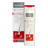 Alerana (Алерана) шампунь 400мл био кератин восстановление (ВЕРТЕКС)