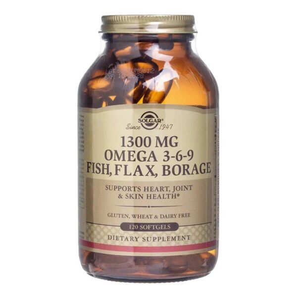 Solgar (Солгар) комплекс жк 1300мг. омега 3-6-9 капс. №120 (Solgar vitamin and herb)