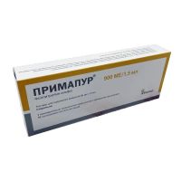 Примапур 66мкг/1,5мл 1,5мл р-р д/ин.п/к. картридж в шприц-ручке (АЙВИФАРМА)