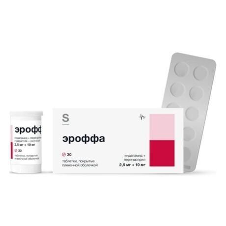 Эроффа 2,5мг+10мг таб.п/об.пл. №30 (Гротекс ооо)