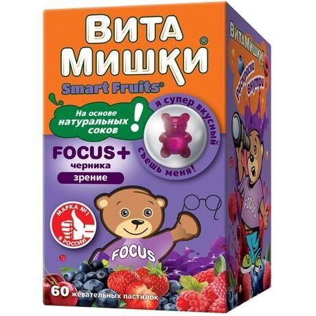 Витамишки focus+ пастилки жев. №60 (Trolli gmbh)