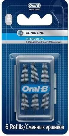 Oral-B (Орал би) ершики сменные pro-expert clinic line №6 шт. (Procter & gamble)