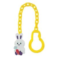 Lubby (Лабби) клипса для пустышки зайчик 20425 (ЙЕЛОУКЭЙР ЛТД)