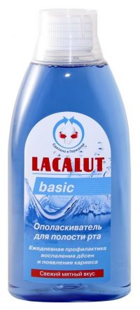 Lacalut (Лакалют) ополаскиватель для полости рта 500мл basic (DR.THEISS NATURWAREN GMBH)