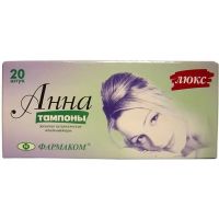 Анна тампоны №20 люкс (ФАРМАКОМ ПТФ ООО [ХАРЬКОВ])