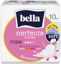 Bella (белла) прокладки перфекта №10 део фреш розовый (БЕЛЛА УРАЛ)