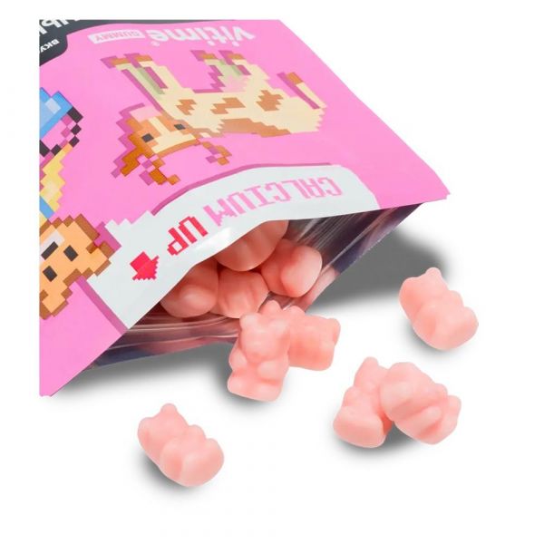 Витайм gummy кальций + витамин д3 мармеладные пастилки №60 шт.  малина с 3 лет (Втф ооо)