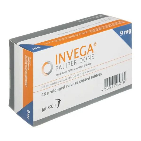Инвега 9мг таб.п/об.пролонг. №28 (Janssen-cilag manufacturing llc/janssen-cilag s.p.a)
