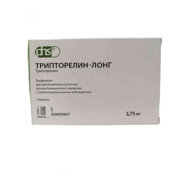 Трипторелин-лонг 3,75мг лиоф.д/сусп.д/ин.в/м.пролонг. №1 фл. (Фармстандарт-уфавита оао [уфа])