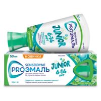 Sensodyne (Сенсодин) зубная паста проэмаль junior 50г детская 6-14 лет мятная жвачка (HALEON LEVICE S.R.O)
