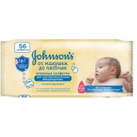 Johnson's baby (Джонсонс бэби) салфетки от макушки до пяточек без отдушки №56 (АВАНГАРД ООО)