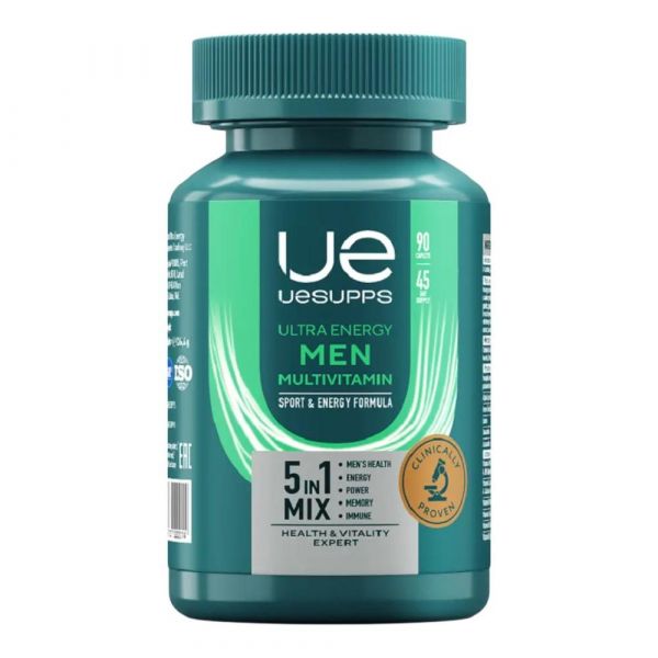 Уесаппс ультра энерджи мен мультивитамин формула таб. №90 (Ultra energy supplements trading l.l.c)