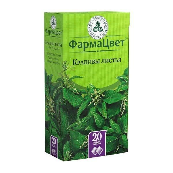 Крапивы листья 1.5г №20 ф/п. (Красногорсклексредства оао)