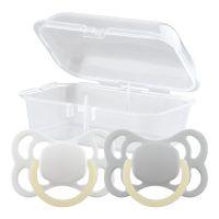 Lubby (Лабби) соска-пустышка №2 силикон.симметрич. светящ.кольцо с 6 мес. 33689 (ЙЕЛОУКЭЙР ЛТД)