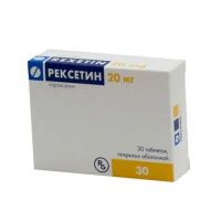 Рексетин 20мг таб.п/об.пл. №30 (ГЕДЕОН РИХТЕР)